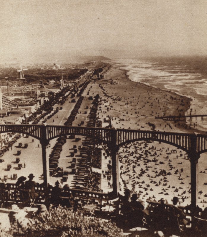 Californien: San Francisco Ocean Beach (s/h foto) af American Photographer (after)