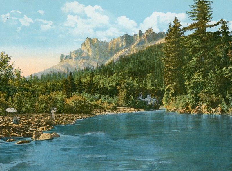 Castle Crags i Sacramento Canon (foto) af American Photographer (after)