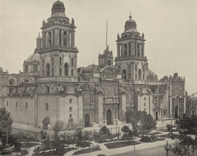Katedralen i City of Mexico (s/h foto) af American Photographer (after)