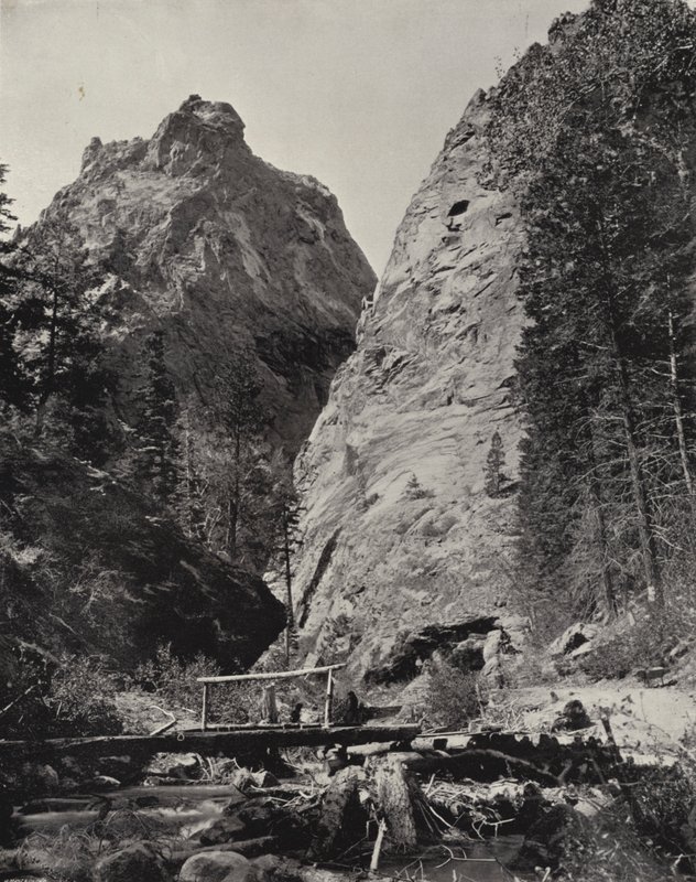Cheyenne Canyon, Colorado (s/h-billede) af American Photographer (after)