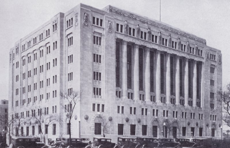 Chicago: Cook County Criminal Courthouse (s/h-billede) af American Photographer (after)