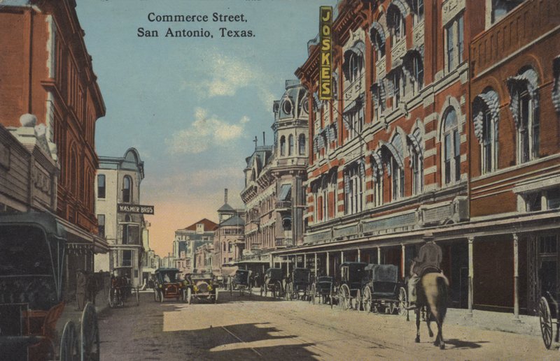 Commerce Street i San Antonio, Texas, USA (farvet foto) af American Photographer (after)