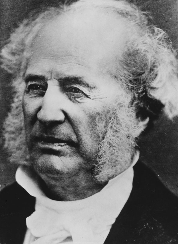 Cornelius Vanderbilt, portræt (s/h foto) af American Photographer (after)