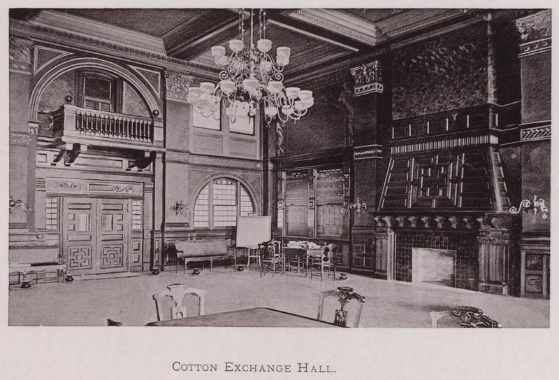 Cotton Exchange Hall (s/h foto) af American Photographer (after)