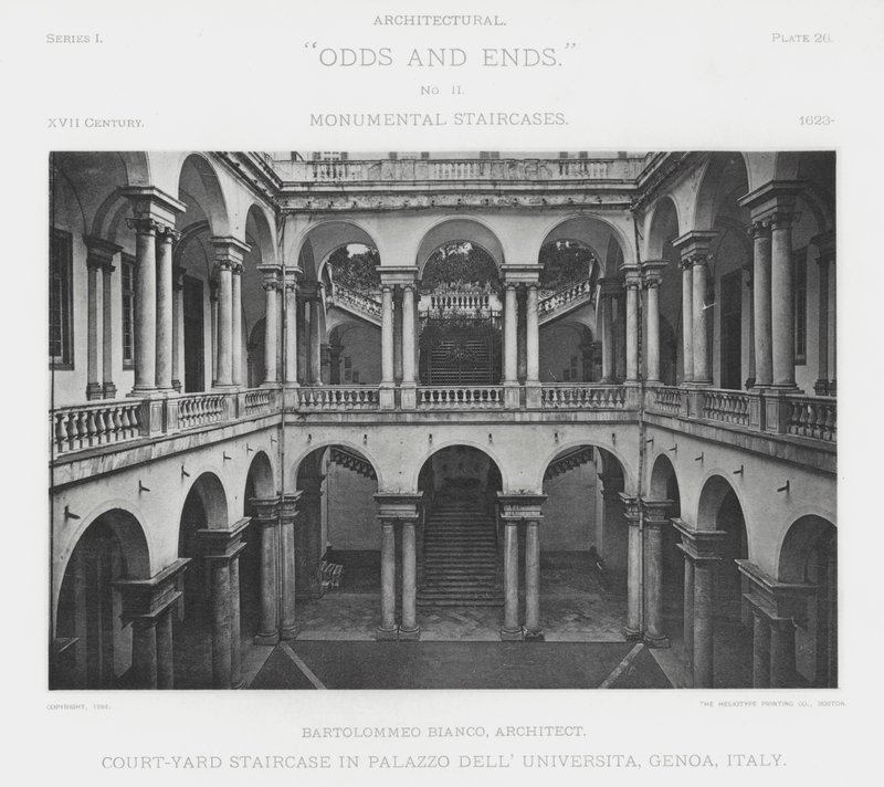 Court-Yard Staircase i Palazzo Dell