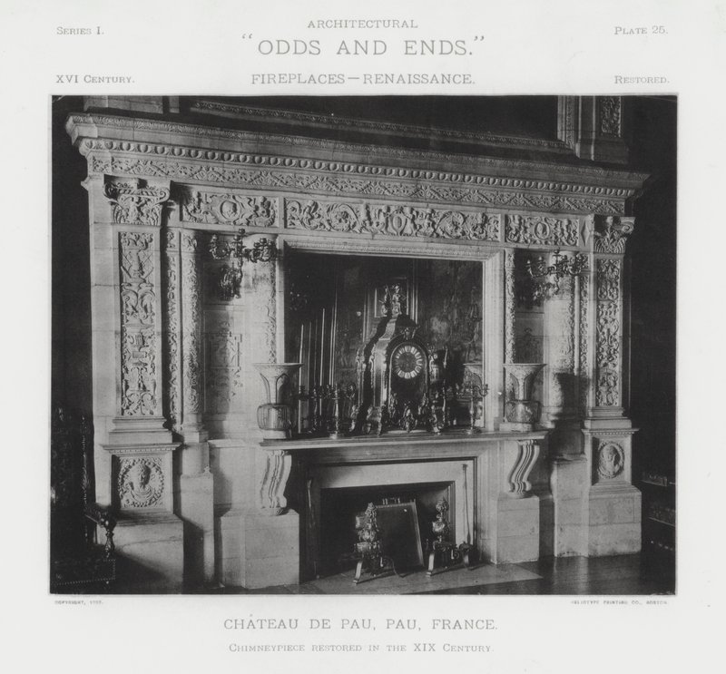 Pejs: Chateau De Pau, Pau, Frankrig (s/h-billede) af American Photographer (after)