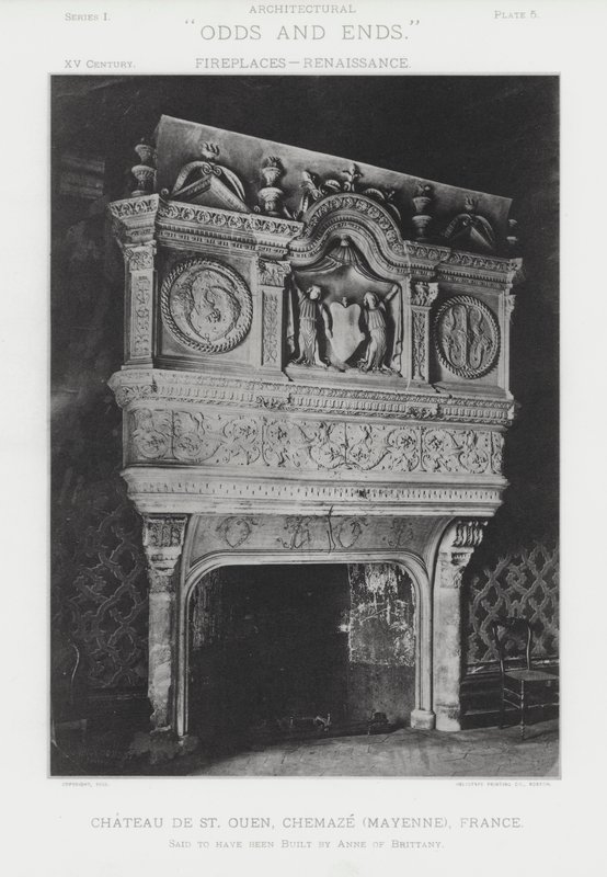 Pejs: Chateau De St Ouen, Chemaze, Mayenne, Frankrig (s/h foto) af American Photographer (after)