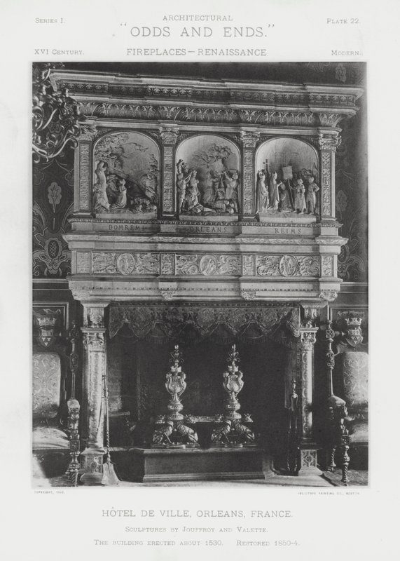 Pejs: Hotel De Ville, Orleans, Frankrig (s/h-billede) af American Photographer (after)