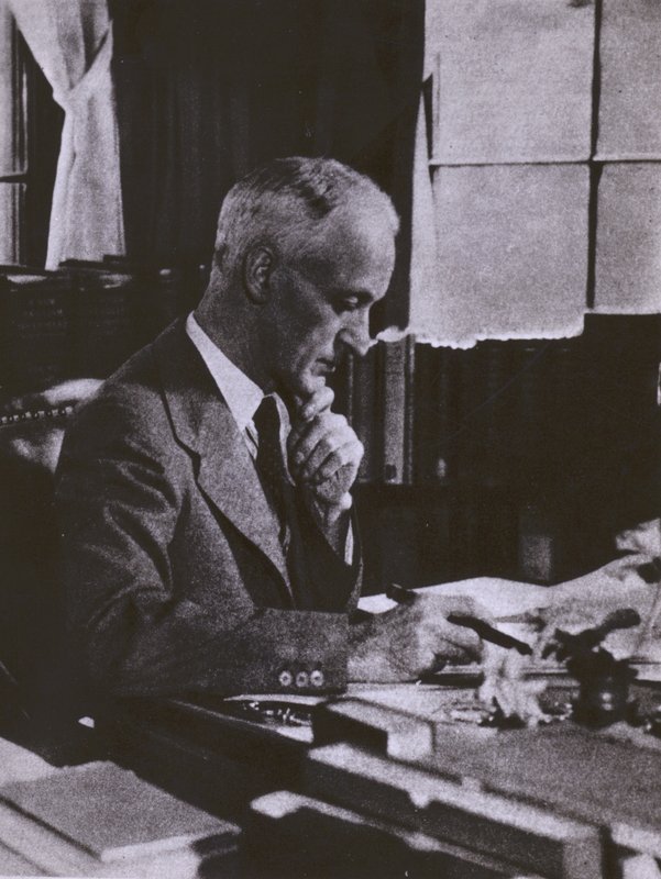 Harvey Cushing, neurokirurg, portræt (s/h-billede) af American Photographer (after)