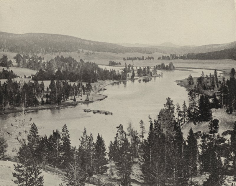 Hayden Valley, Yellowstone National Park (s/h foto) af American Photographer (after)