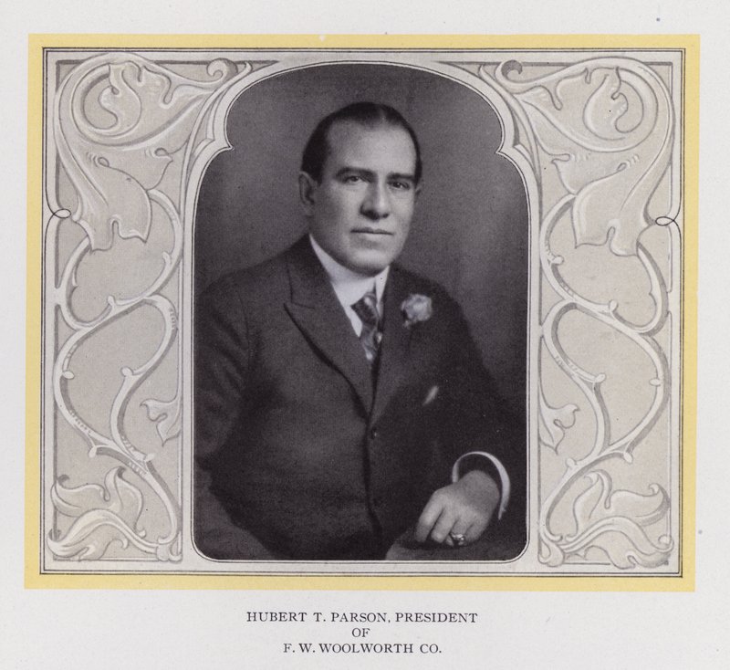 Hubert T Parson, præsident for F W Woolworth Co (s/h foto) af American Photographer (after)