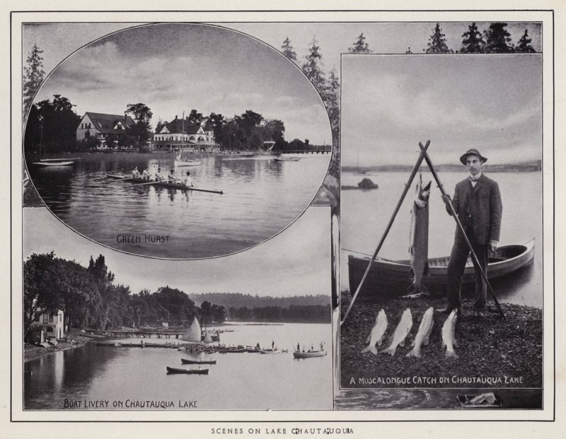 Jamestown, NY: Scener på Lake Chautauqua (s/h-billede) af American Photographer (after)