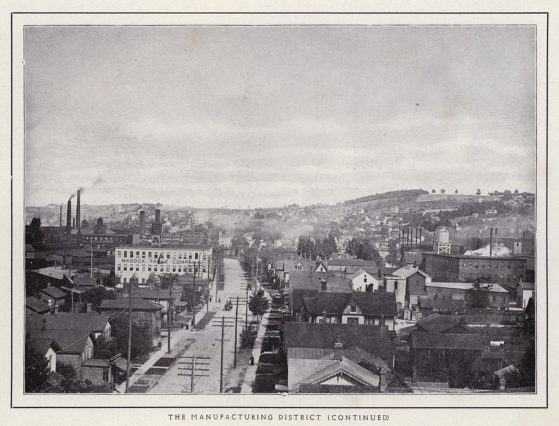 Jamestown, NY: The Manufacturing District (s/h-billede) af American Photographer (after)
