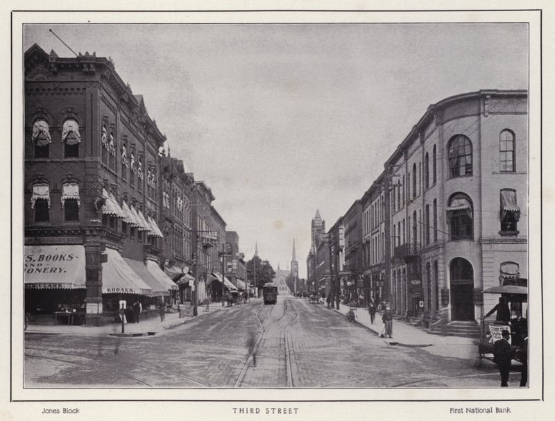 Jamestown, NY: Third Street (s/h-billede) af American Photographer (after)