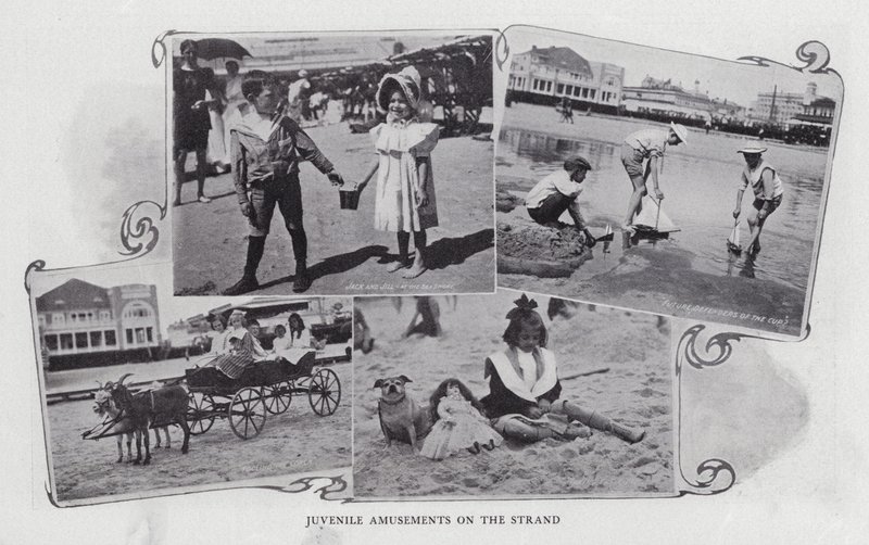 Juvenile Amusements on the Strand (s/h-billede) af American Photographer (after)