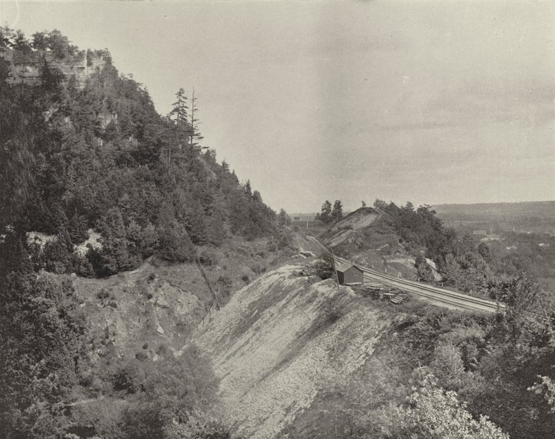 Lookout Mountain, nær Dundas, Ontario (s/h-billede) af American Photographer (after)