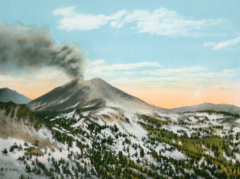 Mount Lassen i udbrud (foto) af American Photographer (after)