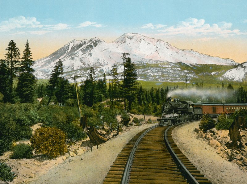 Mount Shasta fra Point nær Edgewood (foto) af American Photographer (after)