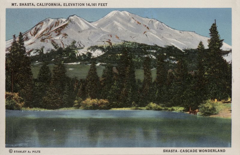 Mt Shasta, Californien, højde 14.161 fod (foto) af American Photographer (after)