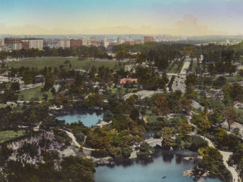 New York: Central Park, fra 59th Street mod Central Park West (foto) af American Photographer (after)