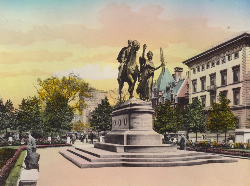 New York: General Sherman Statue, The Plaza (foto) af American Photographer (after)