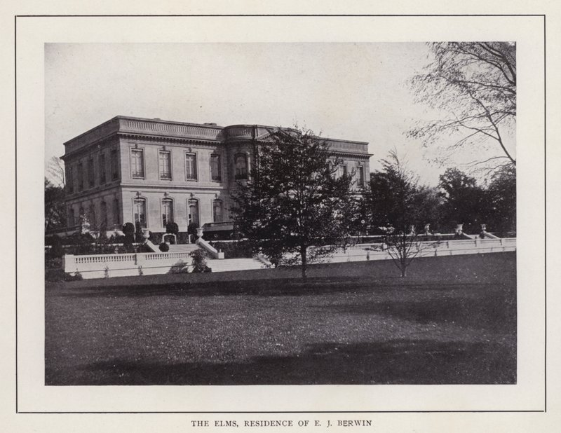 Newport, Rhode Island: The Elms, Residence of E J Berwin (s/h-billede) af American Photographer (after)
