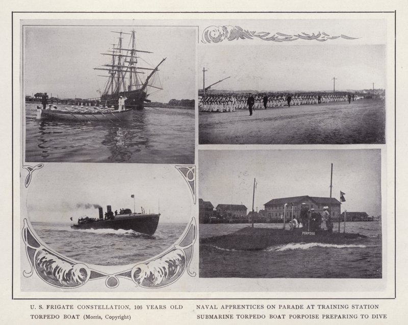 Newport, Rhode Island: US Fregate Constellation af American Photographer (after)