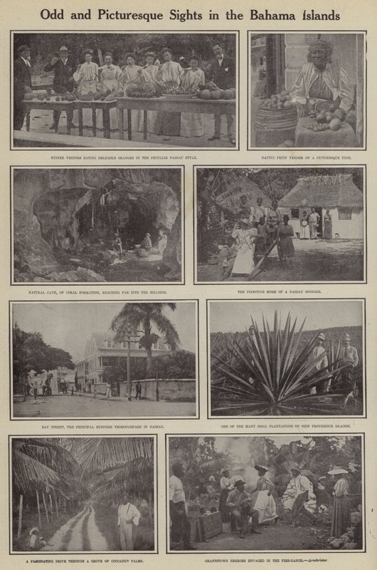 Mærkelige og maleriske seværdigheder på Bahama-øerne (s/h-billede) af American Photographer (after)