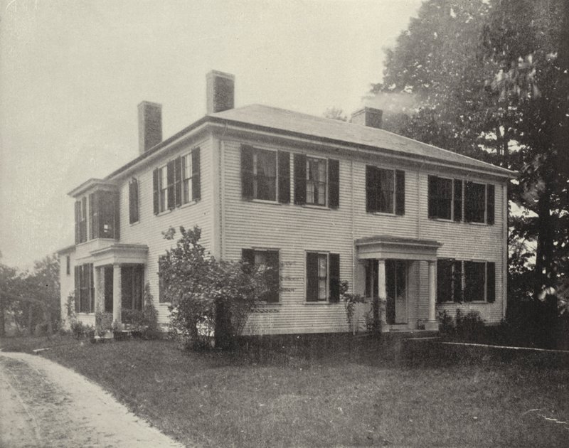 Old Emerson House, Concord, Massachusetts (s/h-billede) af American Photographer (after)