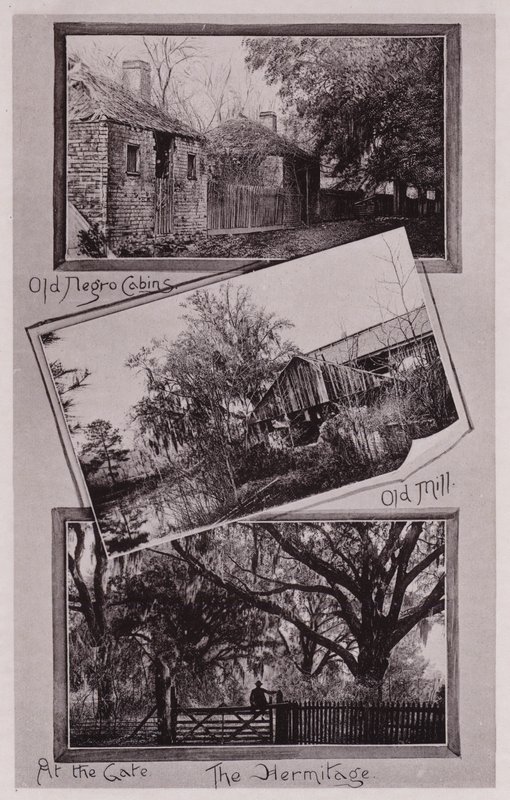 Gamle slavehytter; Gammel Mølle; Ved Porten; Eremitagen (s/h foto) af American Photographer (after)