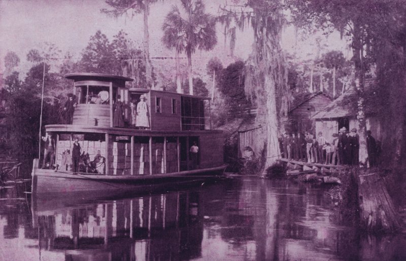 På Ocklawaha River, Florida (s/h foto) af American Photographer (after)