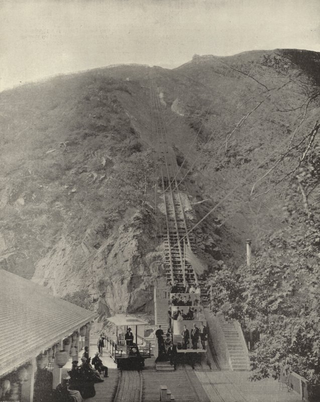 Pasadena Mountain Railway, Californien (s/h-billede) af American Photographer (after)