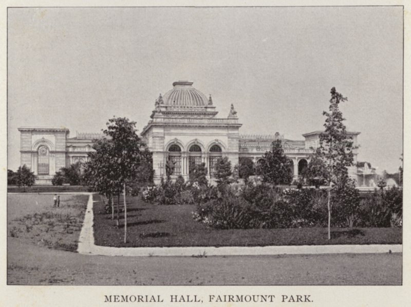 Philadelphia: Memorial Hall, Fairmount Park (s/h foto) af American Photographer (after)