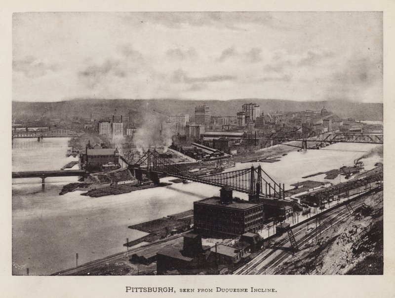 Pittsburgh: Pittsburgh, set fra Duquesne Incline (s/h foto) af American Photographer (after)