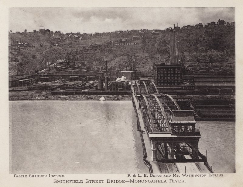 Pittsburgh: Smithfield Street Bridge, Monongahela River (s/h foto) af American Photographer (after)