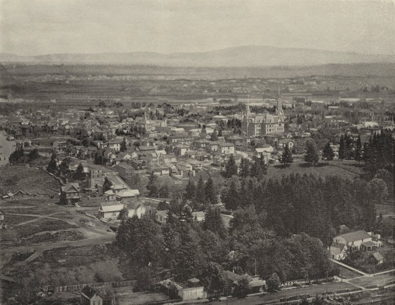 Portland, Oregon (s/h-billede) af American Photographer (after)