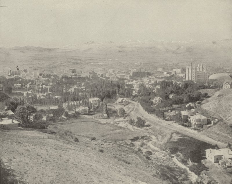 Salt Lake City, Utah (s/h-billede) af American Photographer (after)