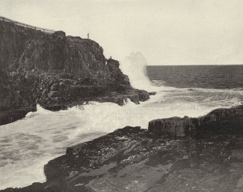 Sea Wall, Bald Head Cliff, Maine (s/h foto) af American Photographer (after)