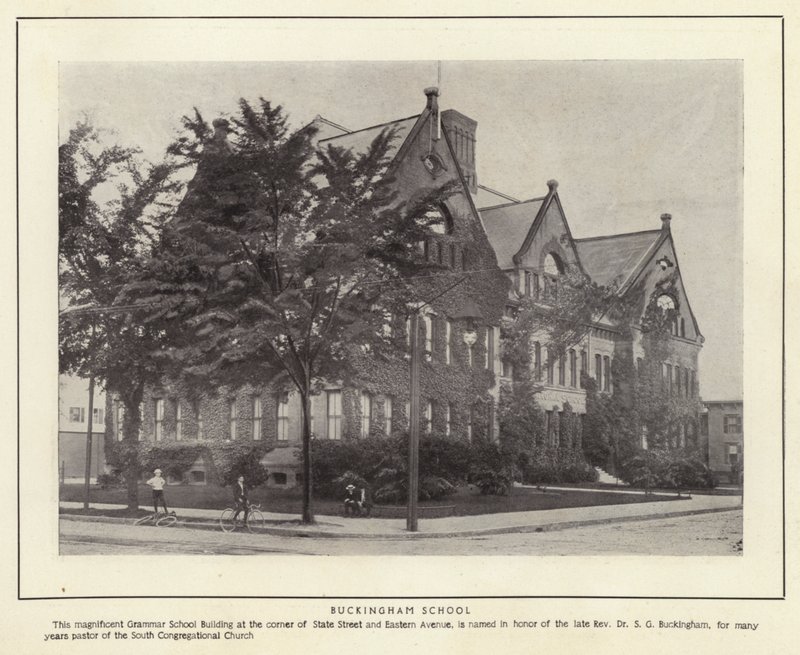 Springfield, Massachusetts: Buckingham School (s/h-billede) af American Photographer (after)