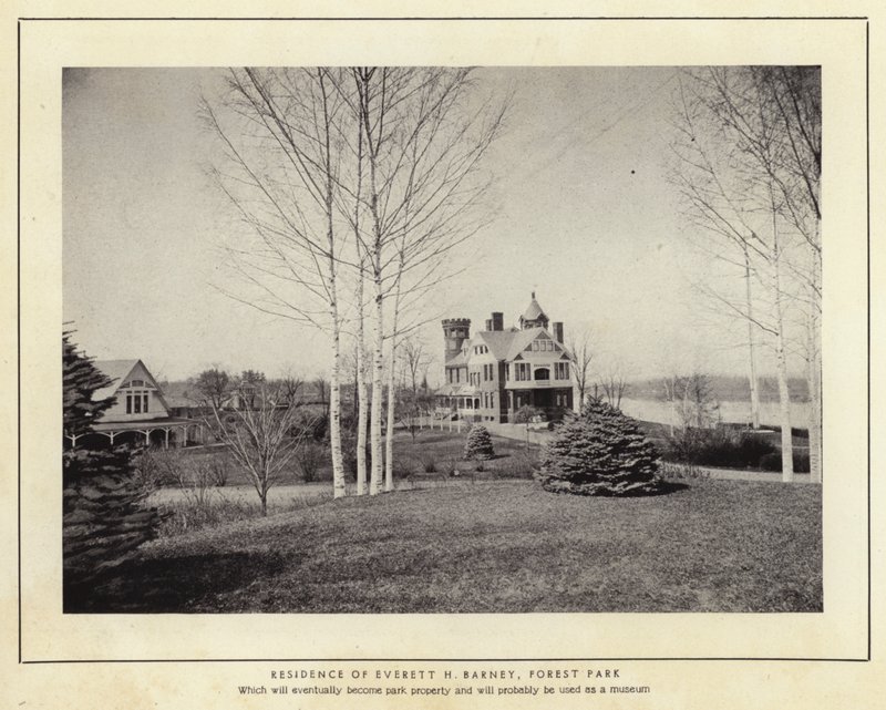 Springfield, Massachusetts: Residence of Everett H Barney, Forest Park (s/h-billede) af American Photographer (after)