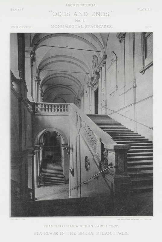 Trappe i Brera, Milano, Italien (s/h foto) af American Photographer (after)