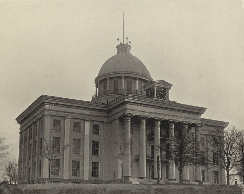 State Capitol Building i Montgomery, Alabama (s/h-billede) af American Photographer (after)