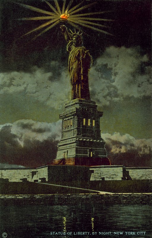 Frihedsgudinden, New York City, New York, USA (farvet foto) af American Photographer (after)