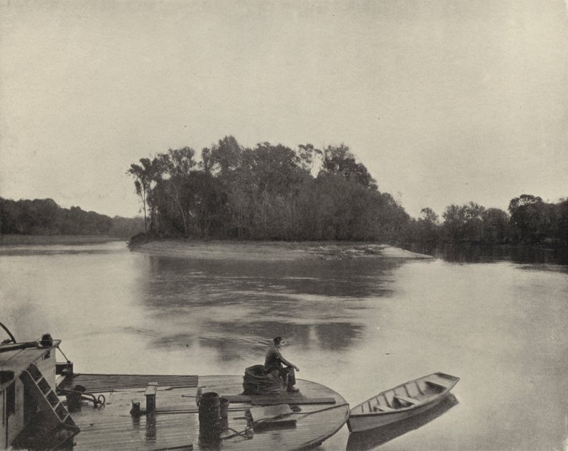 Roanoke River i North Carolina (s/h foto) af American Photographer (after)