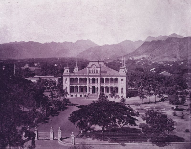 The Royal Palace, Hawaii (s/h foto) af American Photographer (after)