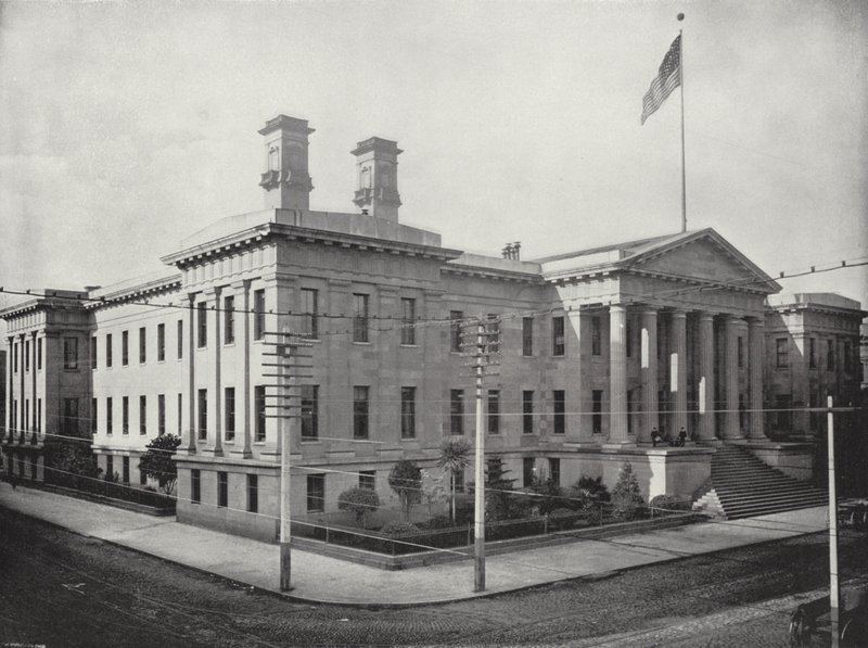 The United States Branch Mint i San Francisco (s/h-billede) af American Photographer (after)