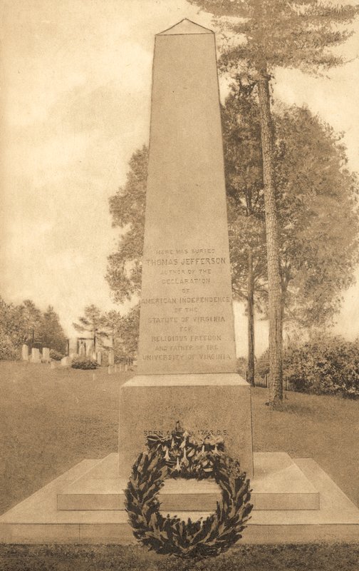 Tomb of Thomas Jefferson (s/h foto) af American Photographer (after)