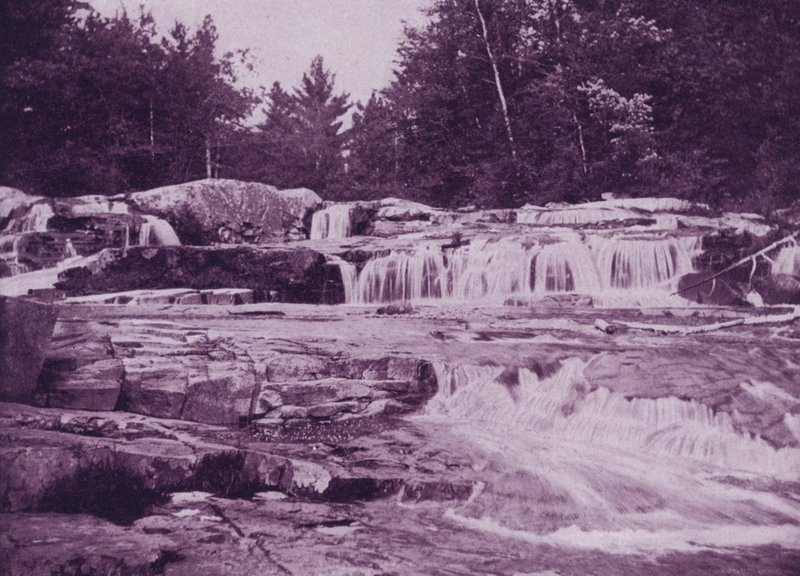 Upper Jackson Falls, Wild-Cat River, New Hampshire (s/h-billede) af American Photographer (after)
