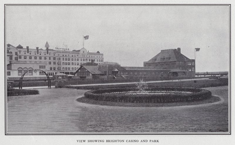 Visning af Brighton Casino and Park (s/h-billede) af American Photographer (after)