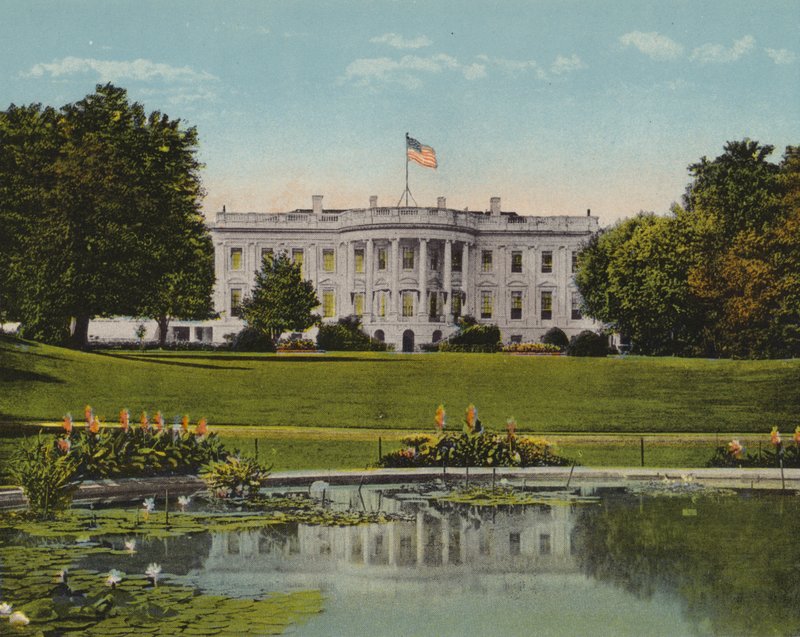 Washington DC: Det Hvide Hus, Sydfronten (foto) af American Photographer (after)